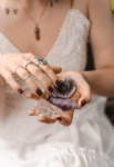 womanholdingcrystals
